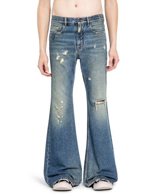 Ann Demeulemeester Blue Hamo Bootcut Jeans for men