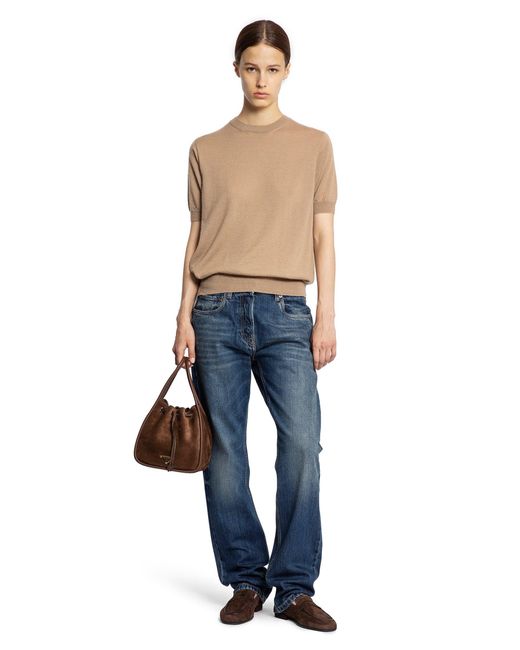 Prada Blue 5 Pocket Jeans