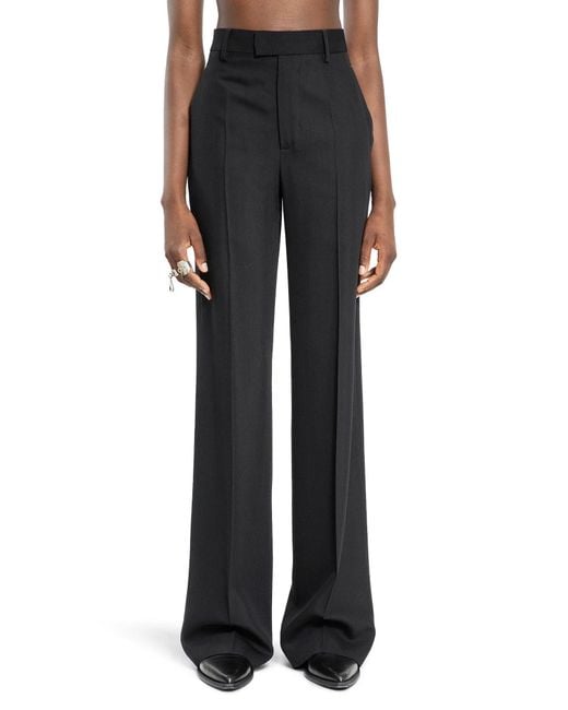 Ann Demeulemeester Black Maaike Flared Comfort Trousers