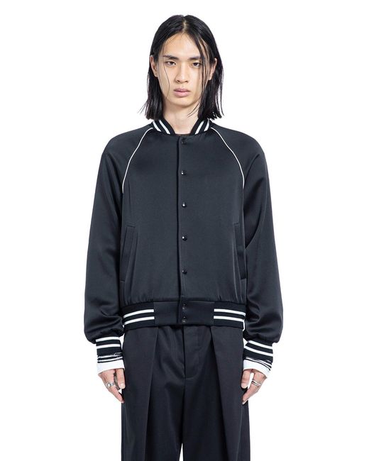 Ann Demeulemeester Blue Esko Bomber for men