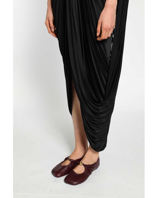 Loewe Black Gathered Dress