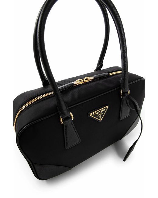 Prada Black Re-Edition 1978 Medium Re-Nylon Bag