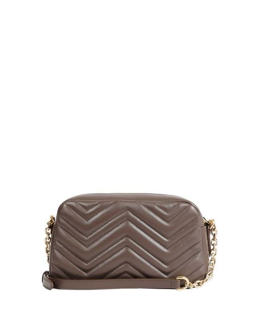 Gucci Brown Gg Marmont Small Camera Bag