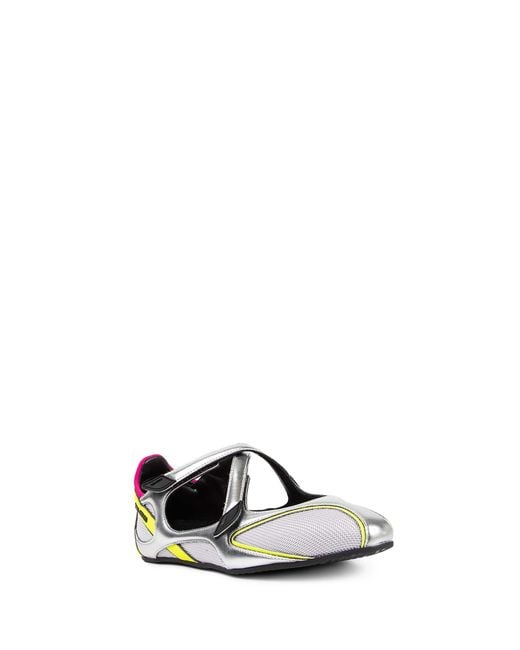 The Attico Metallic Floor 01 Ballerina Flats
