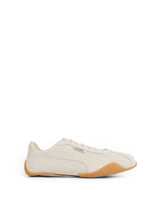 PUMA White X Jil Sander K Street Suede Sneakers for men