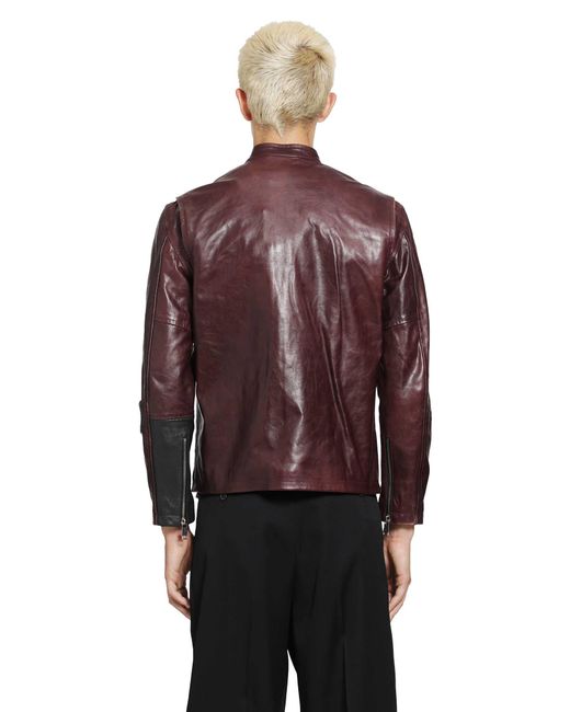 Enfants Riches Deprimes Red Side B Leather Jacket for men