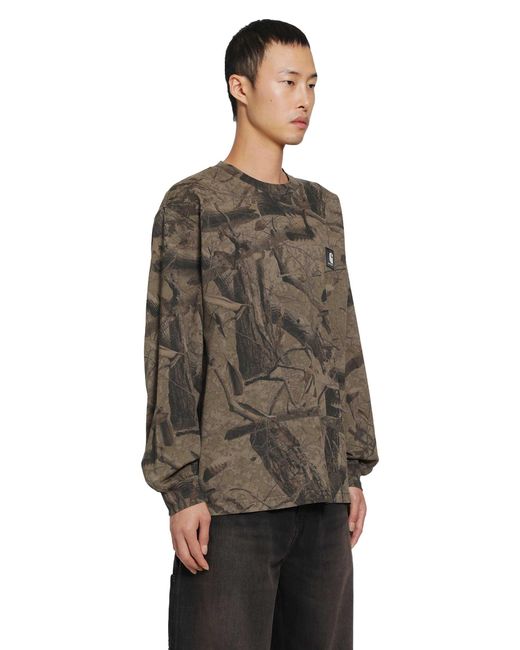 Carhartt Brown L/Feather Tree T-Shirt for men