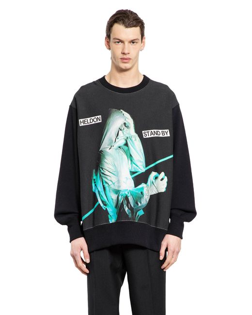 Undercover Black Heldon Sweatshirt for men