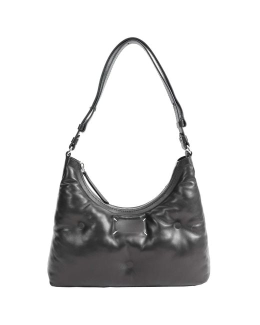 Maison Margiela Black Small Glam Slam Hobo Bag for men