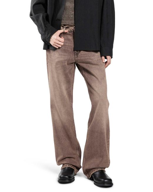 Our Legacy Gray Carlson Cut Jeans for men
