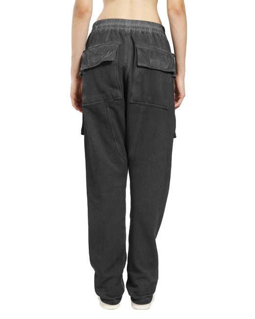 Rick Owens Black Tower Creatch Cargo Drawstring