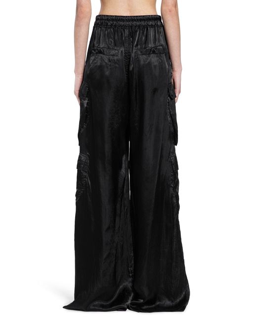 Rick Owens Black Temple Cargobelas Pants