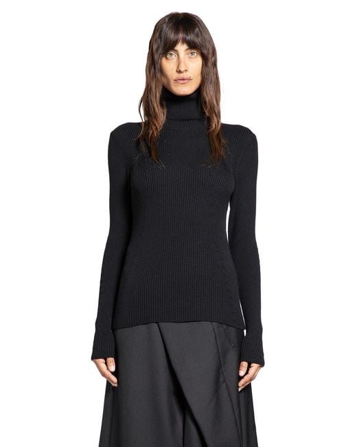 Junya Watanabe Black Wool Sweater