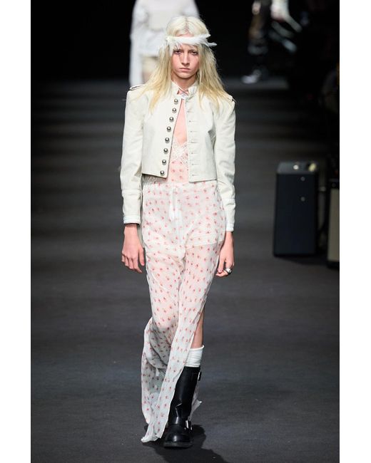 Ann Demeulemeester White Lala X-Long Bias Dress
