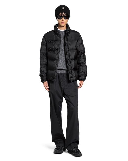 Moncler Gray Mouliné Wool And Cashmere Sweater for men
