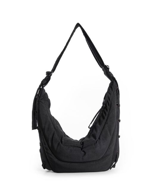 Lemaire Black Medium Soft Game Bag