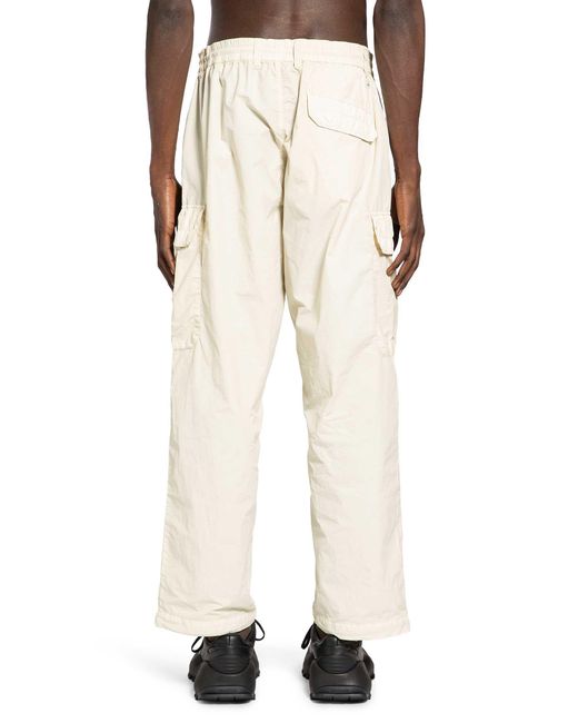 C P Company Natural Flatt Nylon Cargo Lens Pants for men