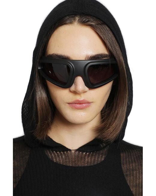 Rick Owens Gray Ryder Sunglasses for men