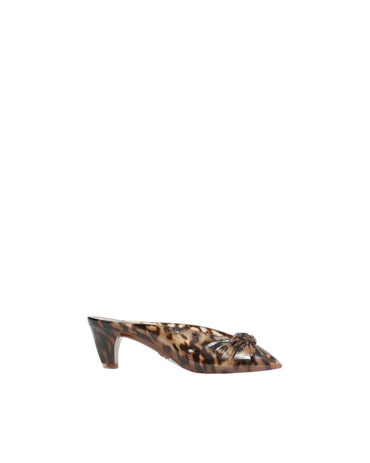 Chloé Brown Jelly Mules