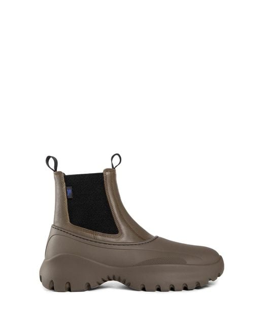 Burberry Brown Chelsea Boots for men