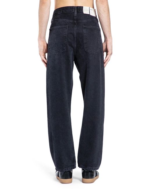 Agolde Blue 90's Mid-Rise Loose Fit Jeans for men
