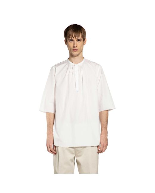 Prada White Ultra-Light Cotton Shirt for men