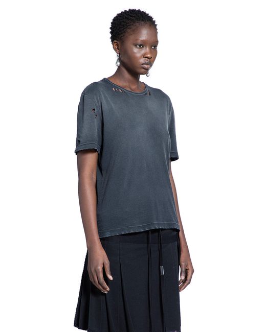 Ann Demeulemeester Blue Fanie Standard T-Shirt