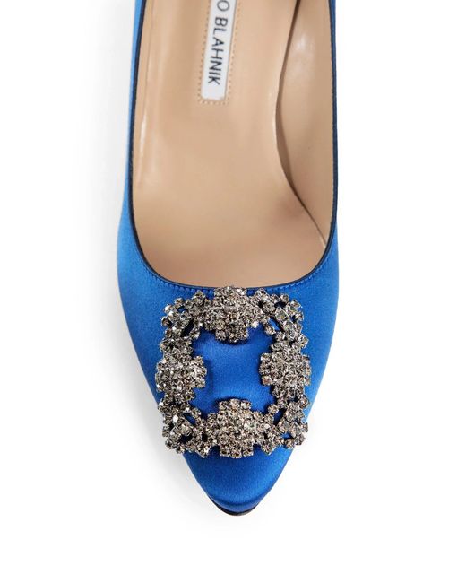 Manolo Blahnik Blue Olo Blahnik Pumps
