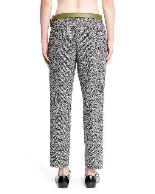 Prada Gray Wool Blend Pants for men