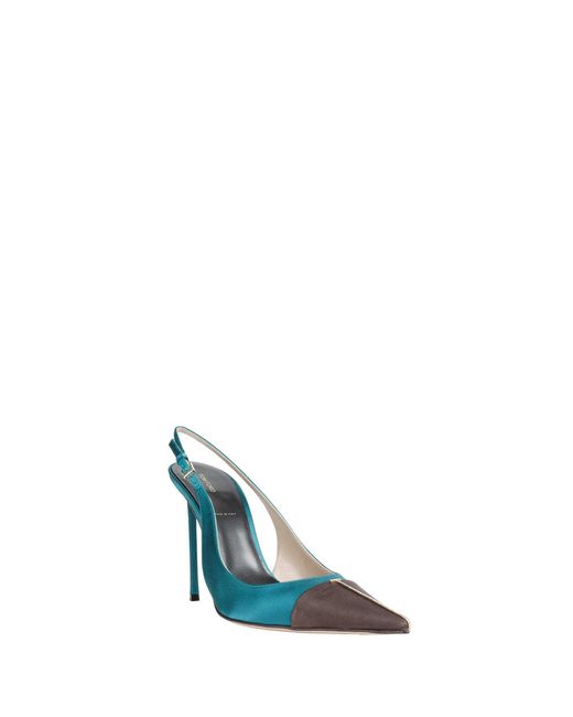 Tom Ford Blue Thea Slingback Pumps