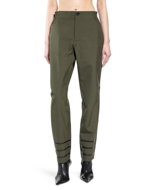 Coperni Green Technical Tailored Pants