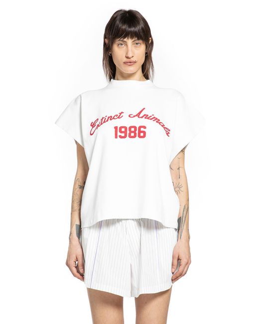 Ssheena White Sheena Extinct Animals T-Shirt