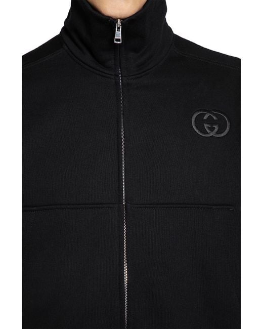 Gucci Black Jersey Sweatshirt for men