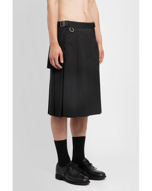 Undercover Black Skirts for men