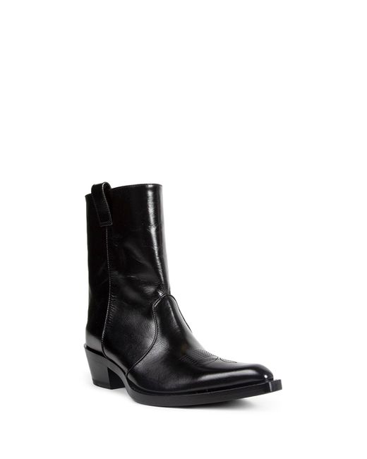Khaite Black Clive Ankle Boots