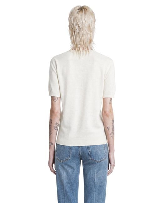 Gucci White Fine Wool Sweater