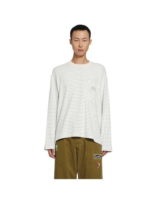 Song For The Mute White Crewneck Pullover for men