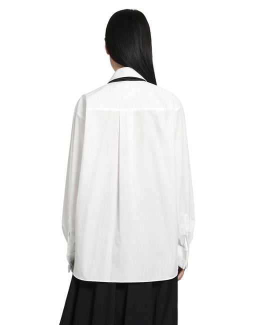 Sacai Black Poplin Shirt