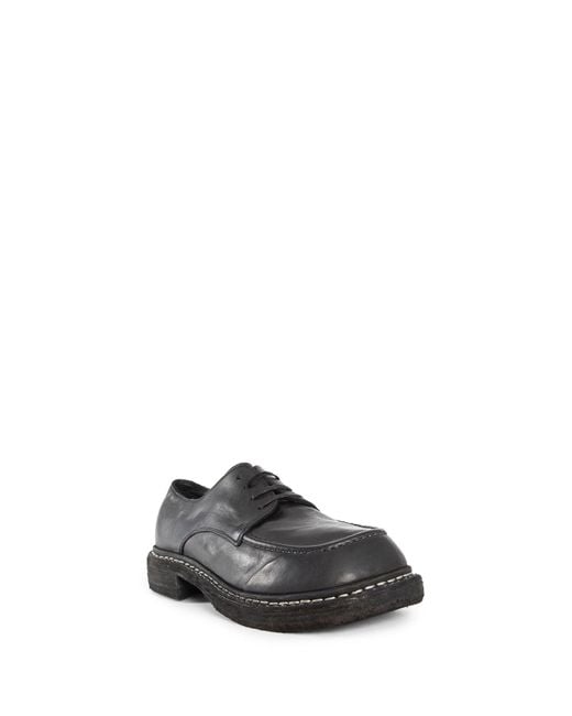 Guidi Gray Soft Horse Full Grain Shoes
