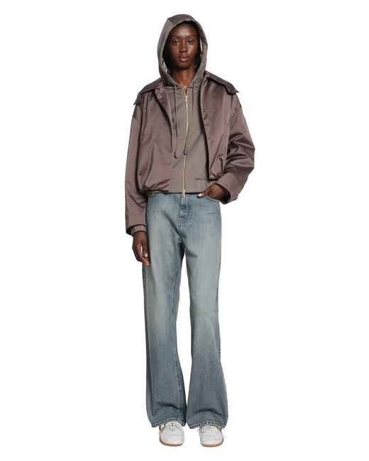 Moncler Brown Fleece Zip Up Hoodie