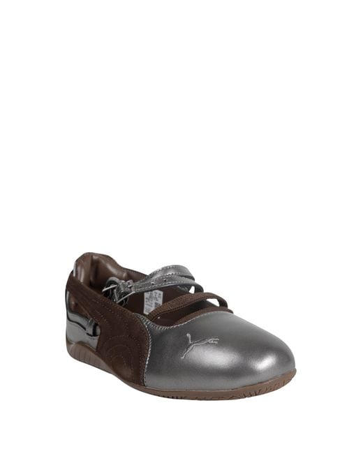 PUMA Brown Speedcat Lux Ballet Sneakers