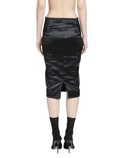 Dilara Findikoglu Black Behinf The Window Skirt