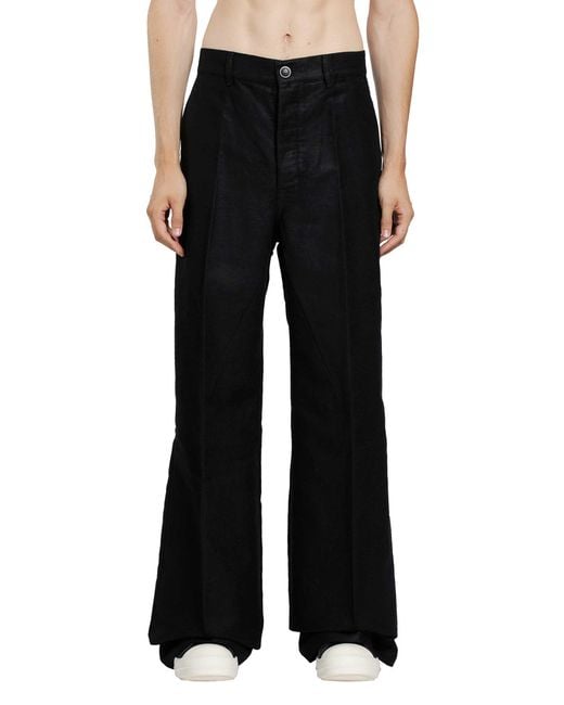 Rick Owens Black Tower Work Pants for men