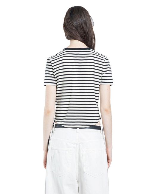 Ann Demeulemeester Blue Floor Micro T-Shirt