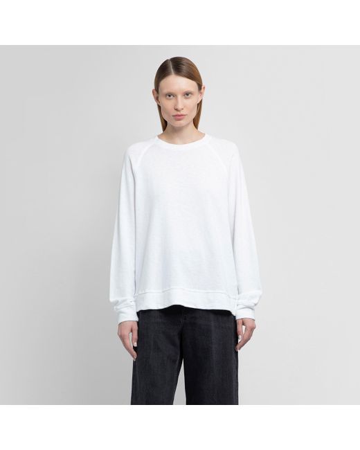 James Perse White Sweatshirts