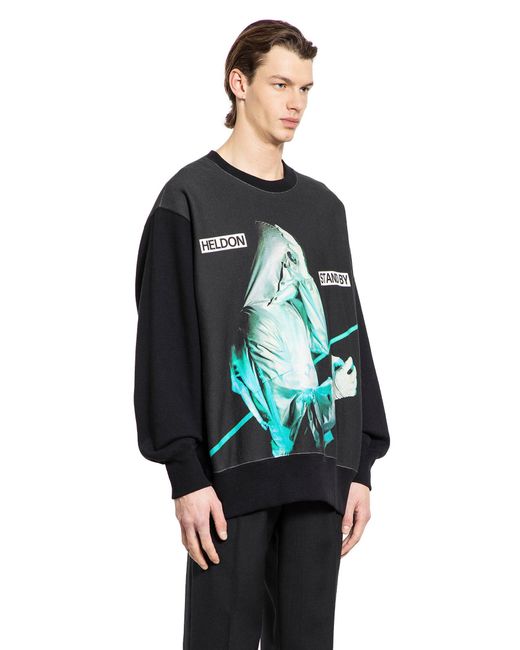 Undercover Black Heldon Sweatshirt for men