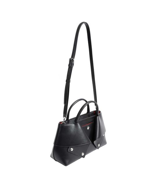 Totême  Black Small Mercer Leather Tote