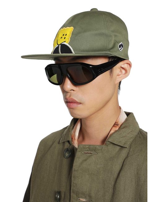 Kapital Green Chino Baseball Cap for men