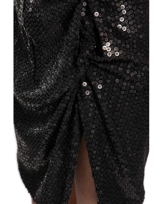Vivienne Westwood Black Mini Side Panther Skirt