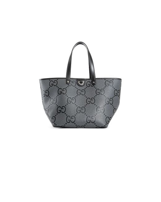 Gucci Jumbo Gg Tote Bag in Gray for Men | Lyst